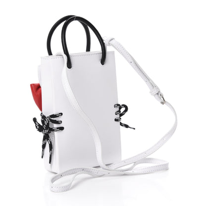 Balenciaga Calfskin Hello Kitty Phone Holder White 3 of 10