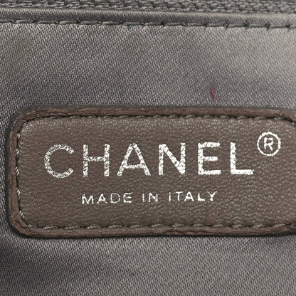 Chanel Glazed Calfskin Twisted Maxi Flap Black 6 of 10