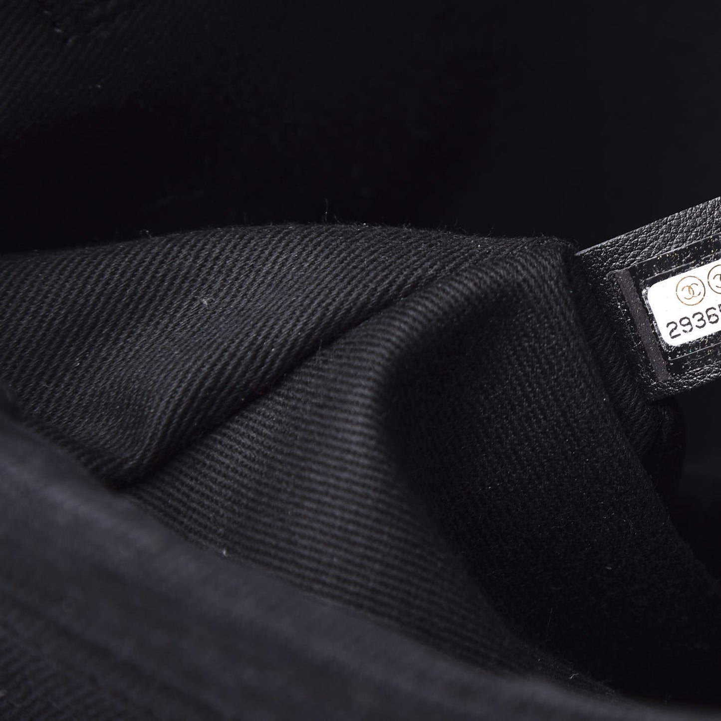 Denim Coco Jumbo Single Flap Black