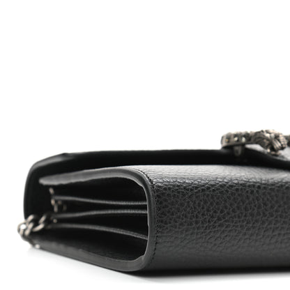 Gucci Calfskin Mini Dionysus Chain Wallet Black 9 of 11