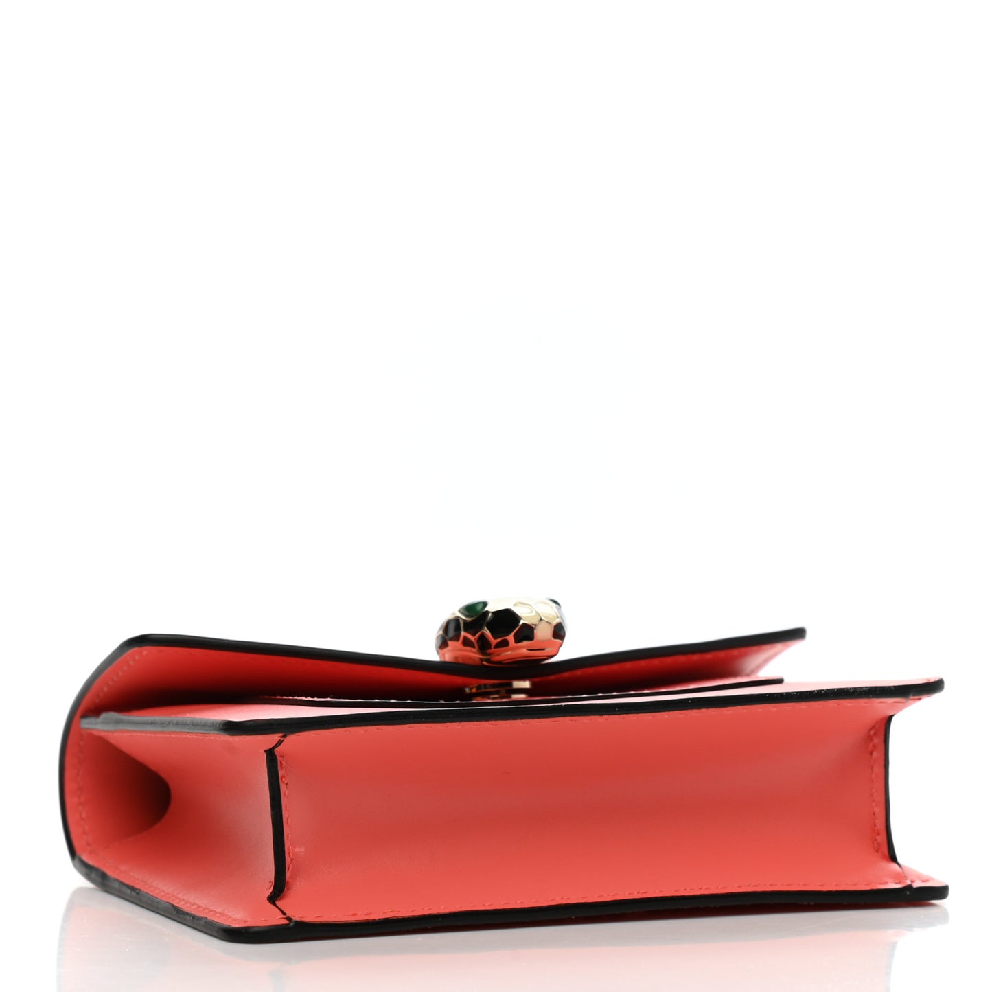 Calfskin Serpenti Forever Card Holder Pink