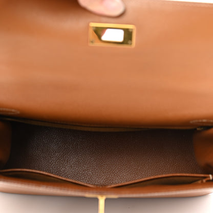 Hermes Courchevel Kelly Sellier 28 Gold 4 of 18
