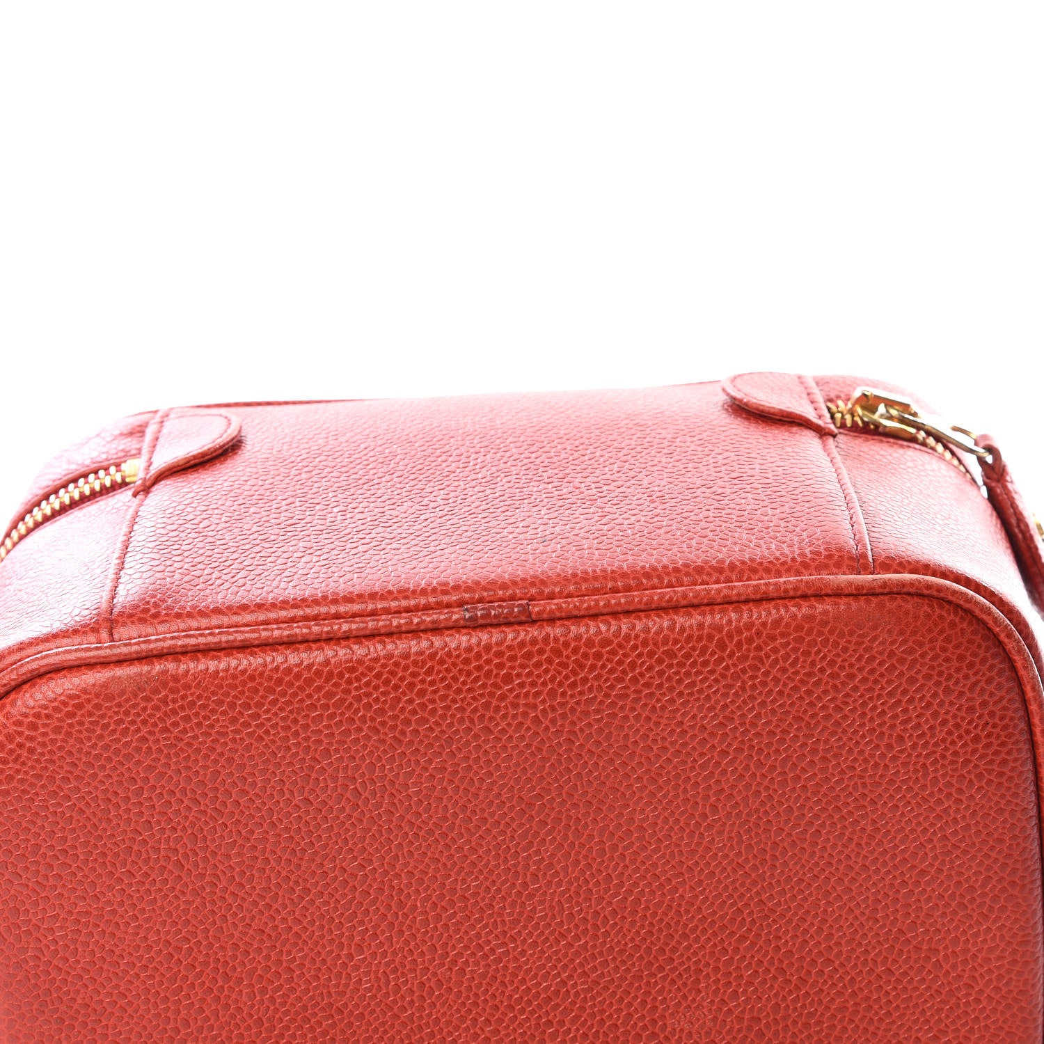 Chanel Caviar Vanity Cosmetic Case Red 12 of 12