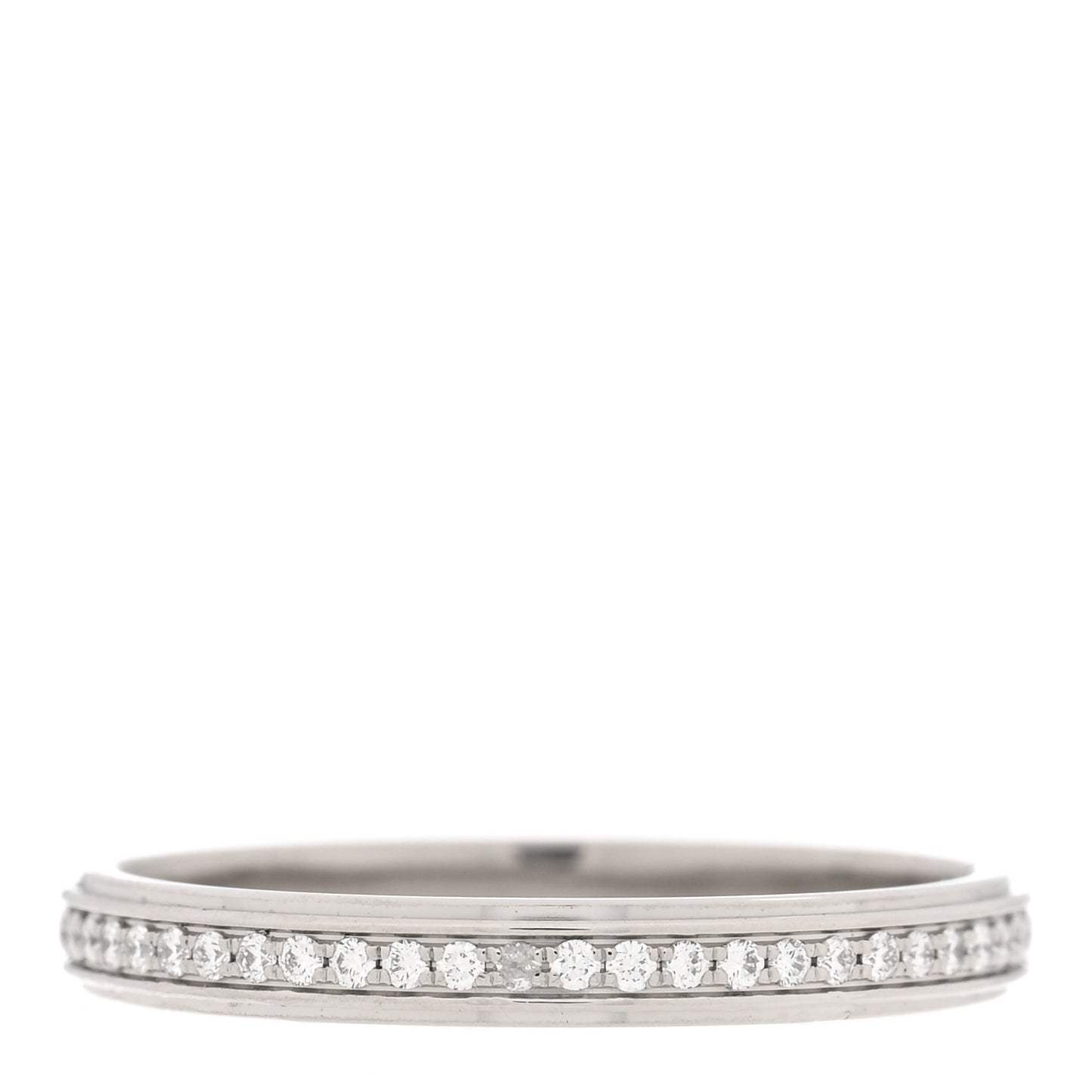 Platinum Diamond 2.3mm D'Amour Wedding Band Ring 49 4.75