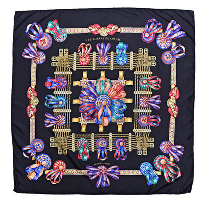 Hermes Silk Les Rubans Du Cheval Scarf 90 1 of 5