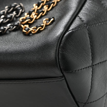 Chanel Calfskin Chain 20s Signature Hobo Black 11 of 11