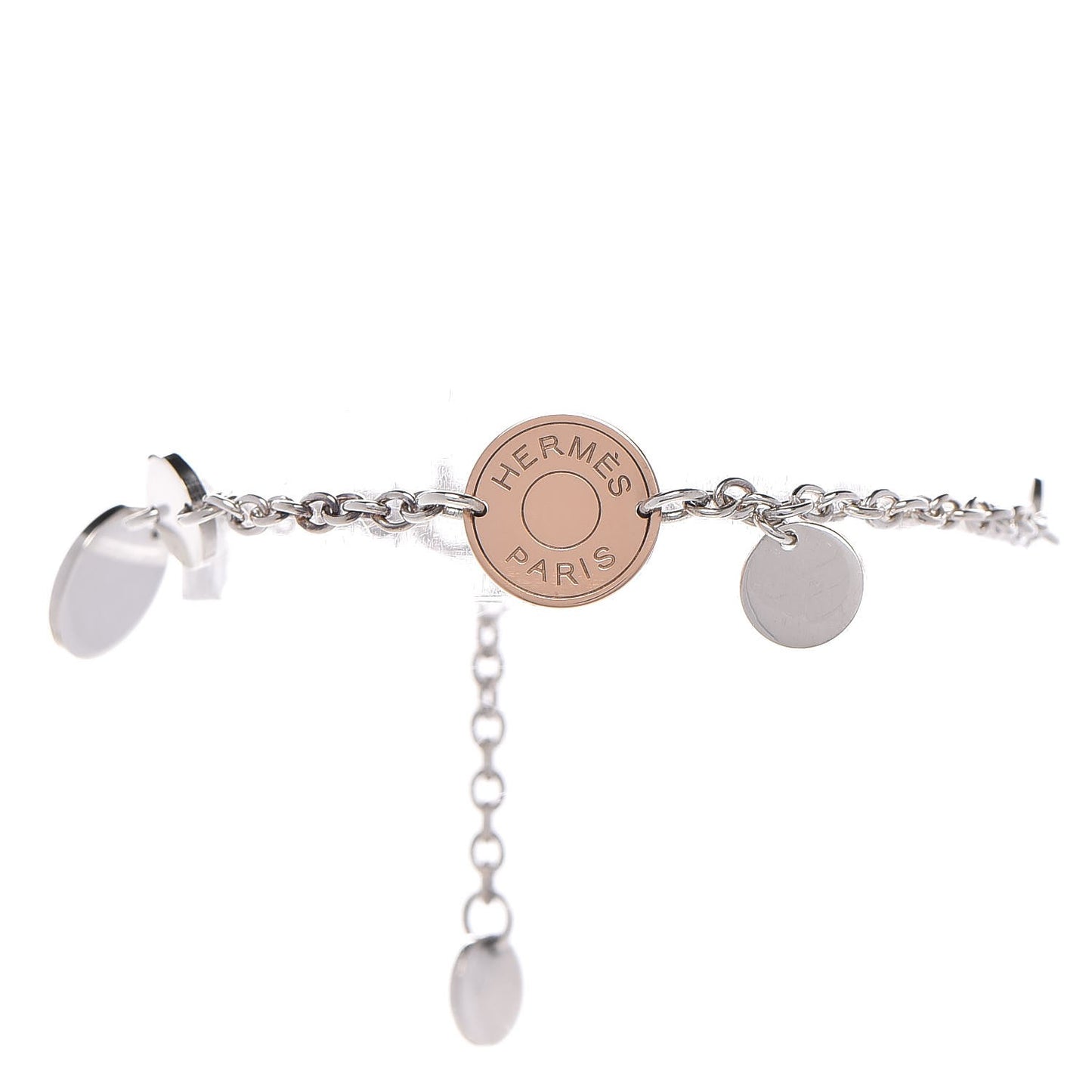 Sterling Silver 18K Rose Gold Confettis Bracelet S