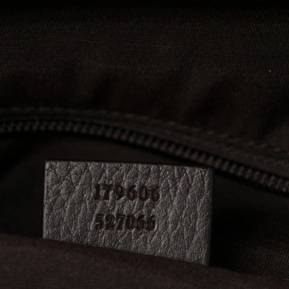 Gucci Crystal Monogram Backpack Dark Brown 7 of 9
