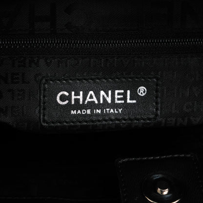 Chanel Lambskin Square Stitched Tote Black 6 of 9