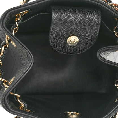 Chanel Caviar Quilted Mini Bucket Bag Black 5 of 11