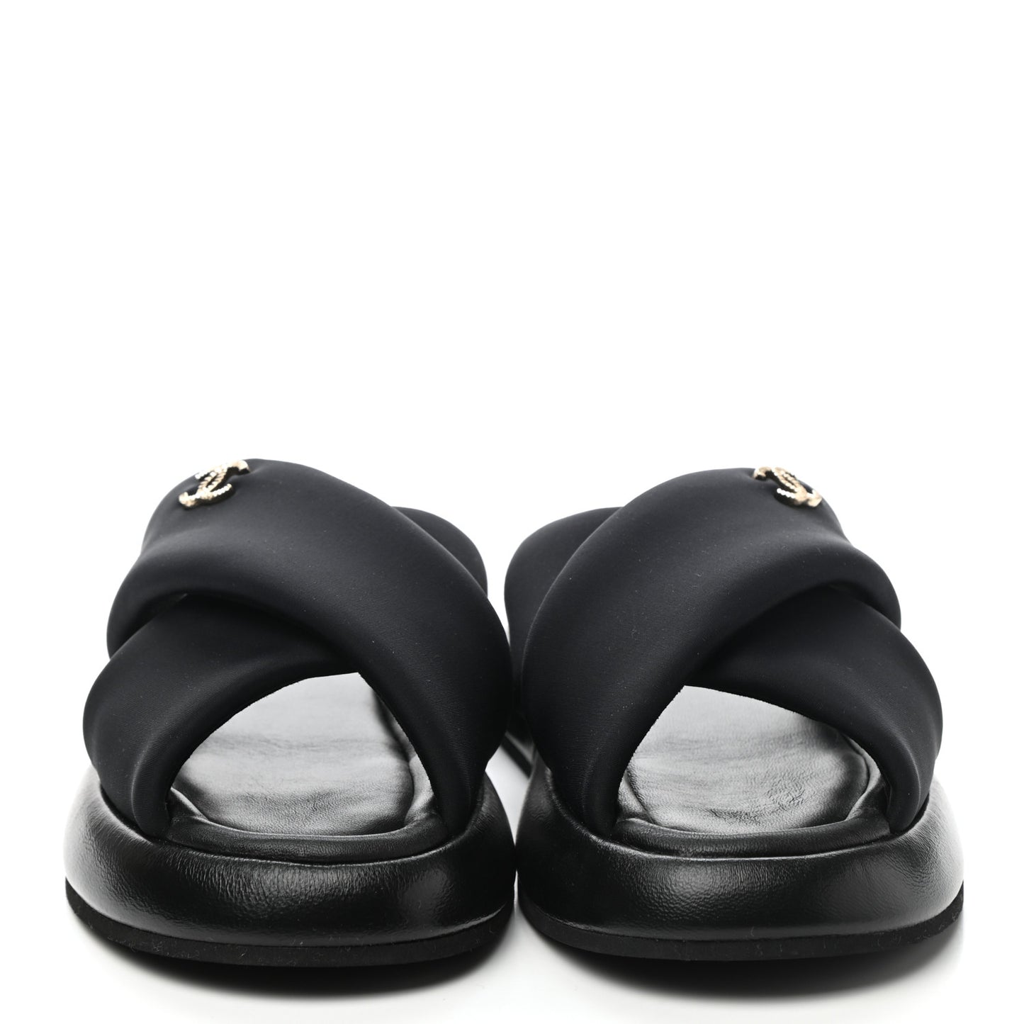 Fabric CC Mules Sandals 36 Black