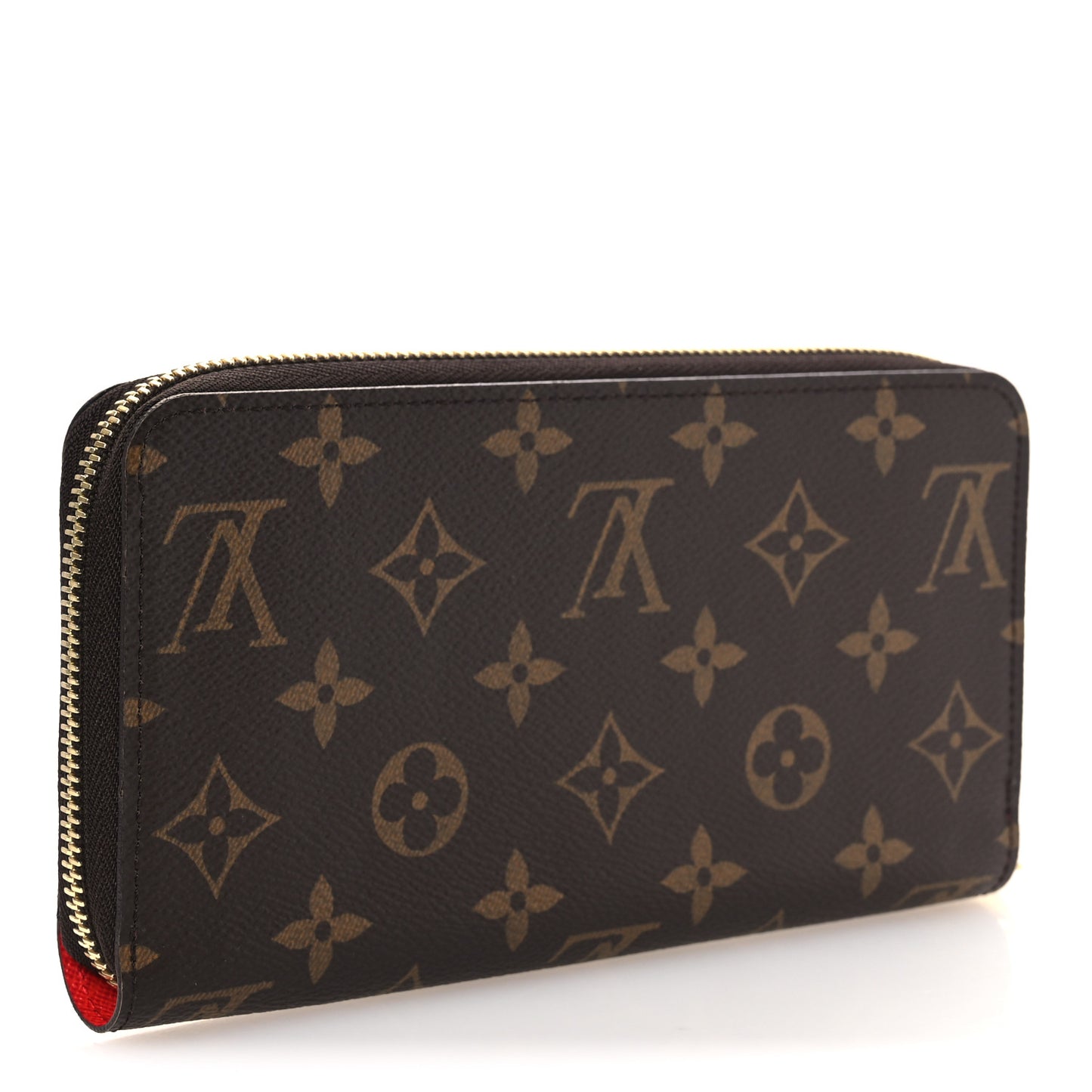 Monogram Zippy Wallet Coquelicot