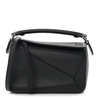 Loewe Calfskin Mini Puzzle Bag Black 1 of 10