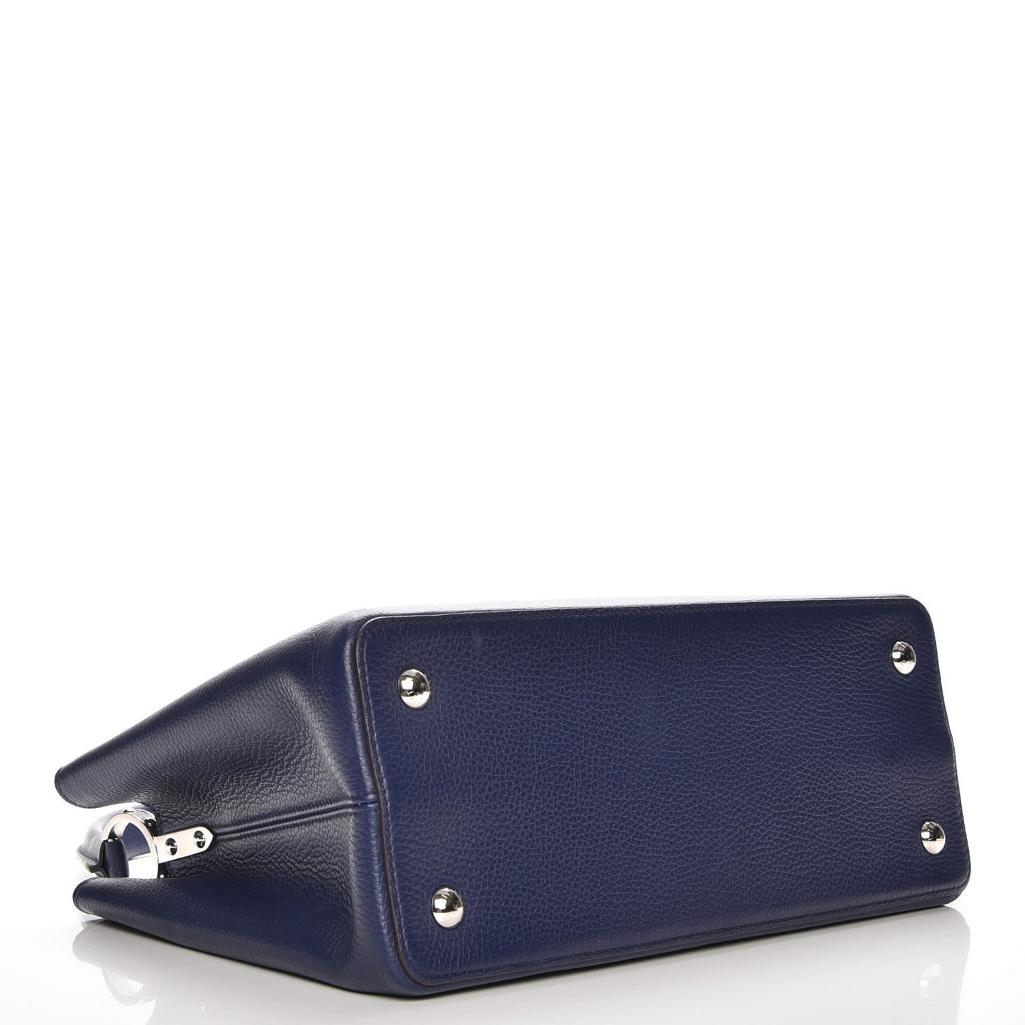 Taurillon Capucines MM Indigo