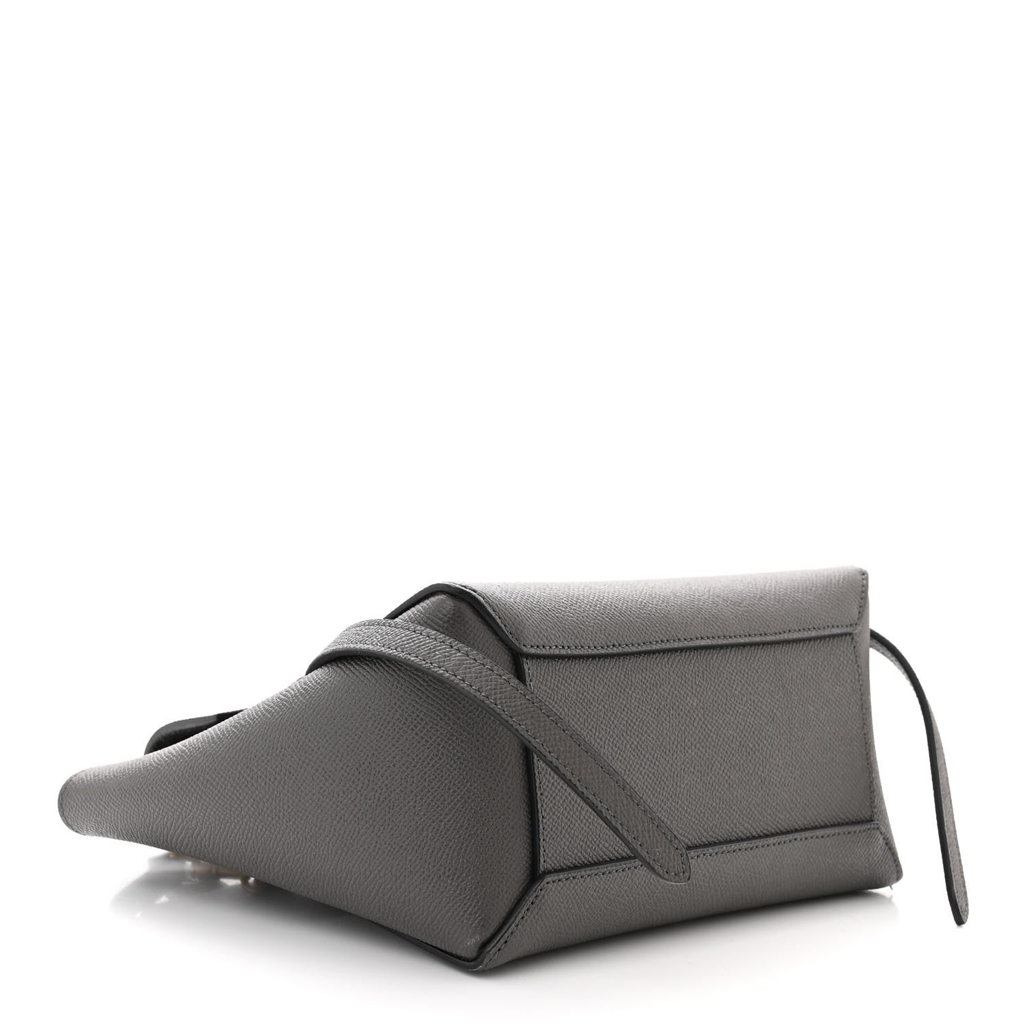 Celine Grained Calfskin Nano Belt Bag Grey 4 of 10