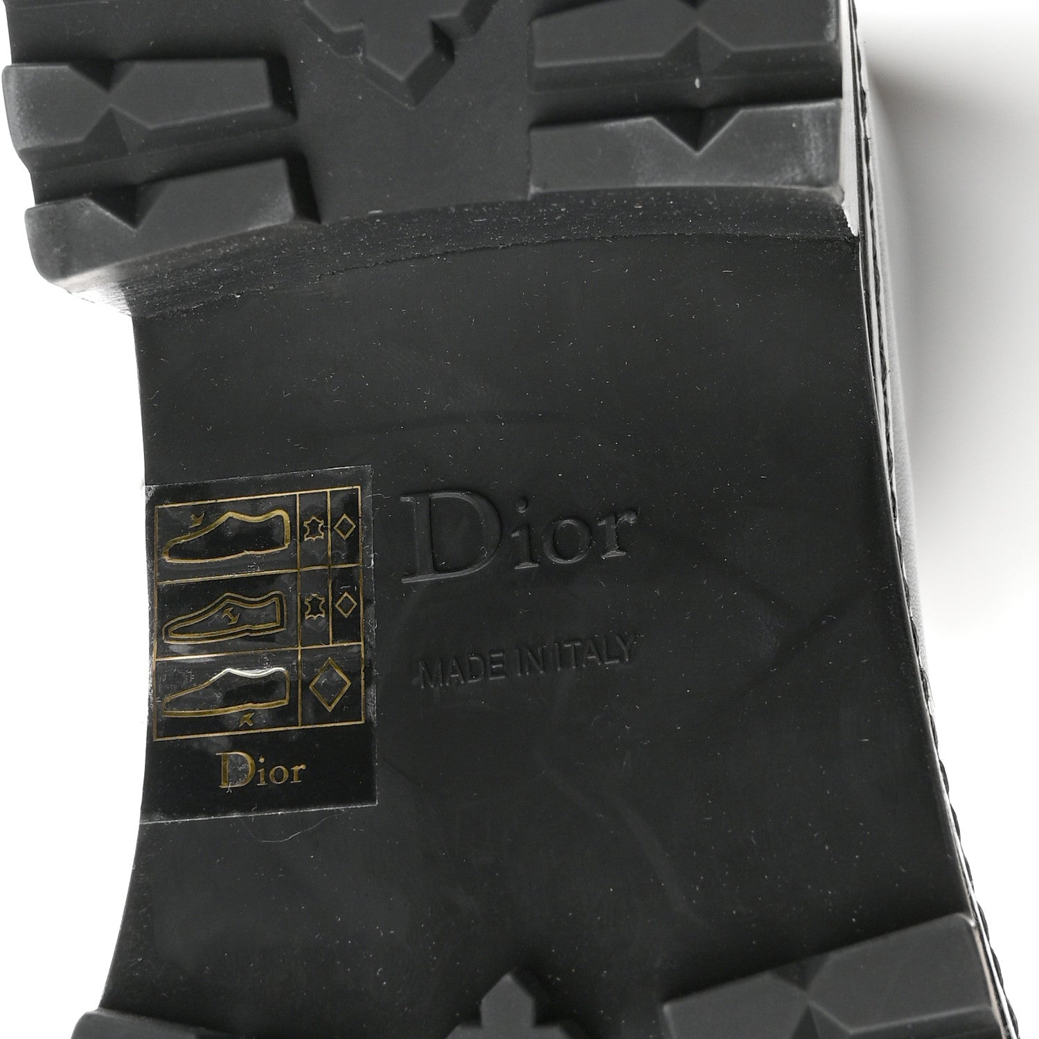Christian Dior Soft Calfskin D-Road High Boots 38.5 Black 6 of 8
