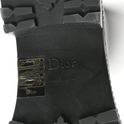 Christian Dior Soft Calfskin D-Road High Boots 38.5 Black 6 of 8