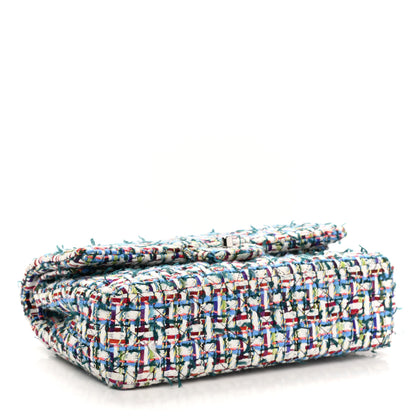 Chanel Tweed Quilted Medium Double Flap Multicolor 7 of 19