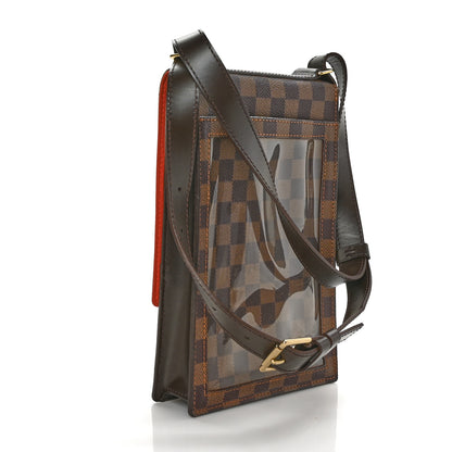 Louis Vuitton Damier Ebene Portobello Travel Shoulder Bag 3 of 9
