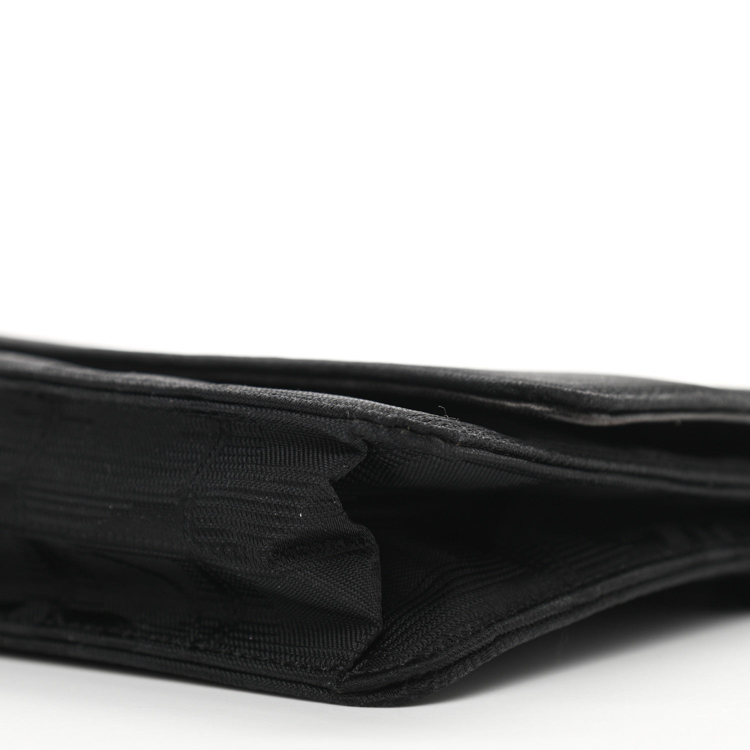 Chanel Nylon Travel Wallet On Chain WOC Black 10 of 13