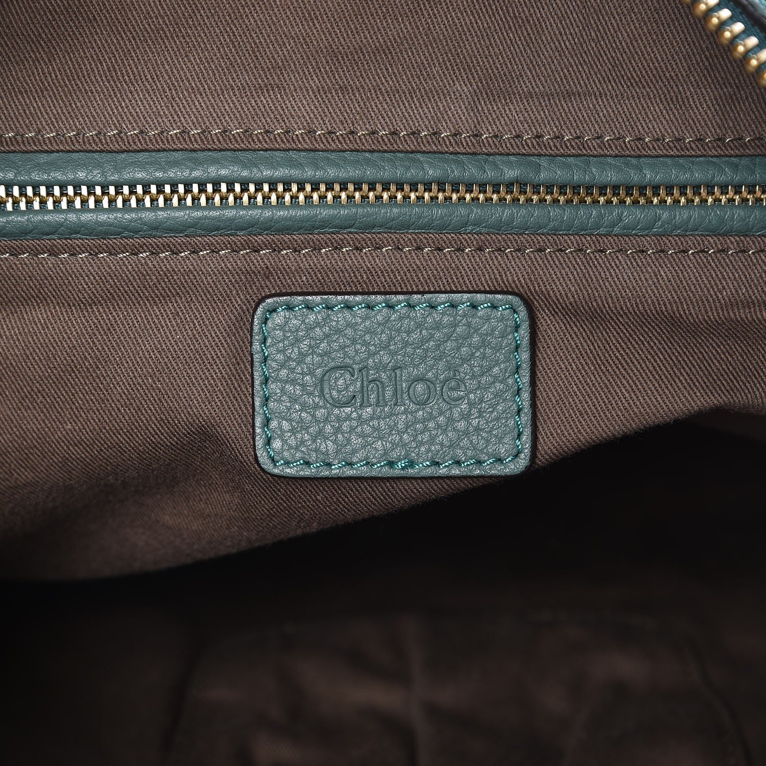 Chloe Calfskin Large Marcie Hobo Eucalyptus 6 of 9