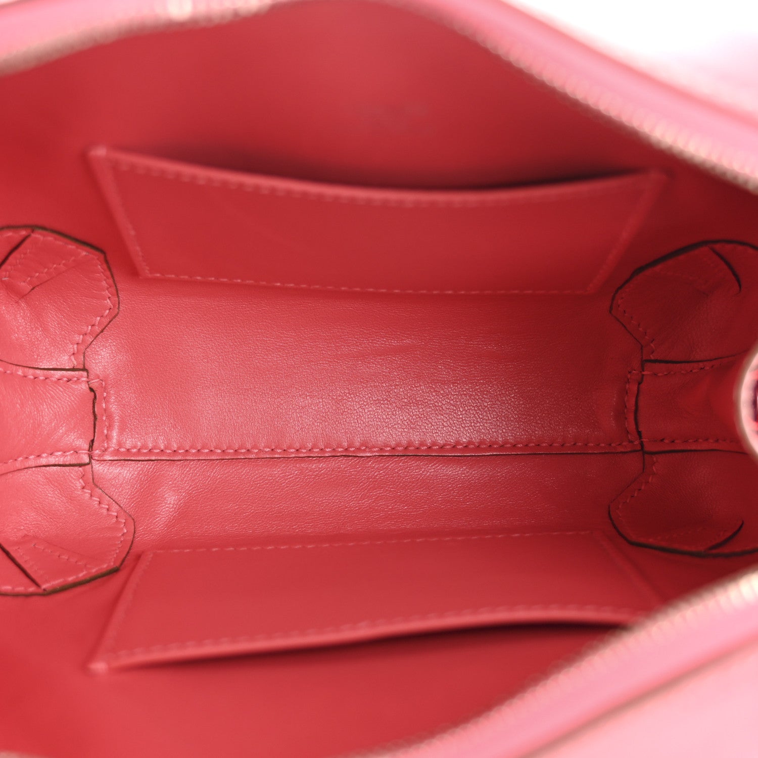 Hermes Tadelakt Mini Pochette Maxibox Rose Lipstick 5 of 7