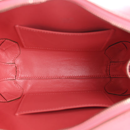 Hermes Tadelakt Mini Pochette Maxibox Rose Lipstick 5 of 7
