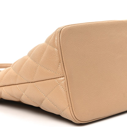 Chanel Caviar Quilted Medallion Tote Beige 9 of 11