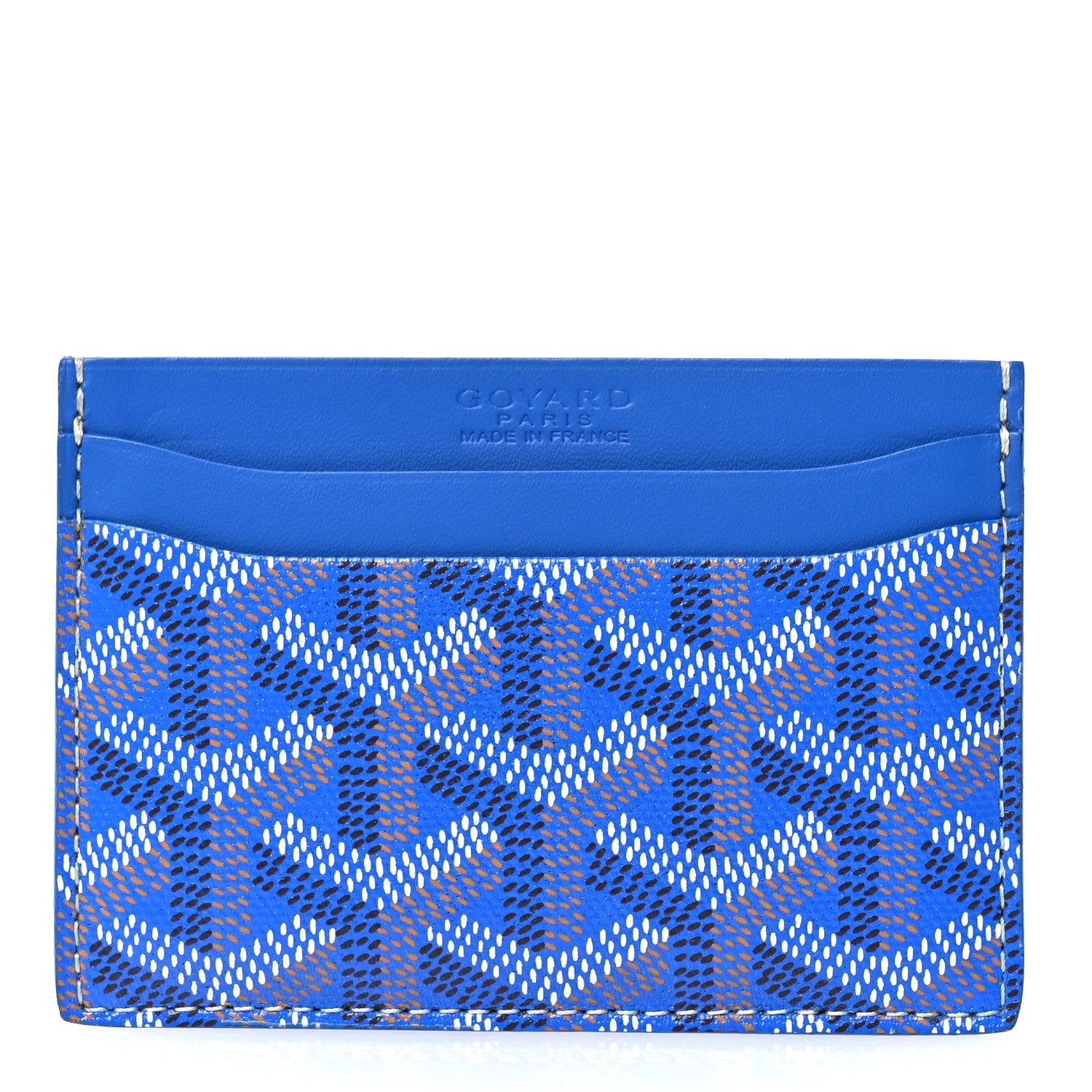 Goyard Goyardine Saint Sulpice Card Holder Sky Blue 1 of 7