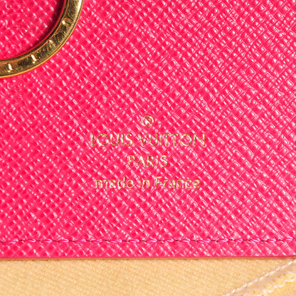 Louis Vuitton Monogram Illustre Carousel Bag Charm Key Ring Pink 5 of 8