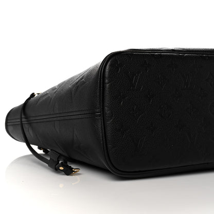 Louis Vuitton Empreinte Monogram Giant Neverfull MM Black 7 of 9