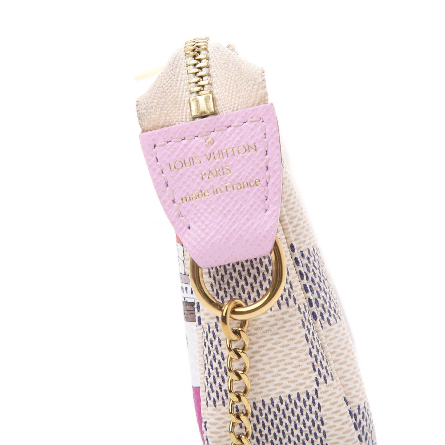 Damier Azur 2016 Christmas Animation Mini Pochette Accessories