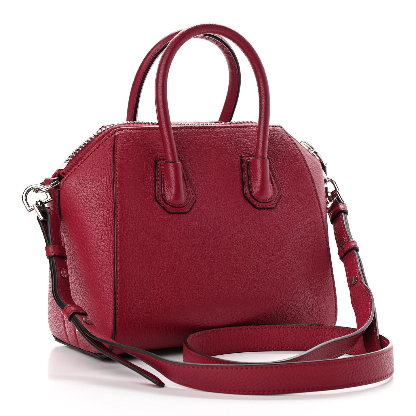 Sugar Goatskin Mini Antigona Magenta