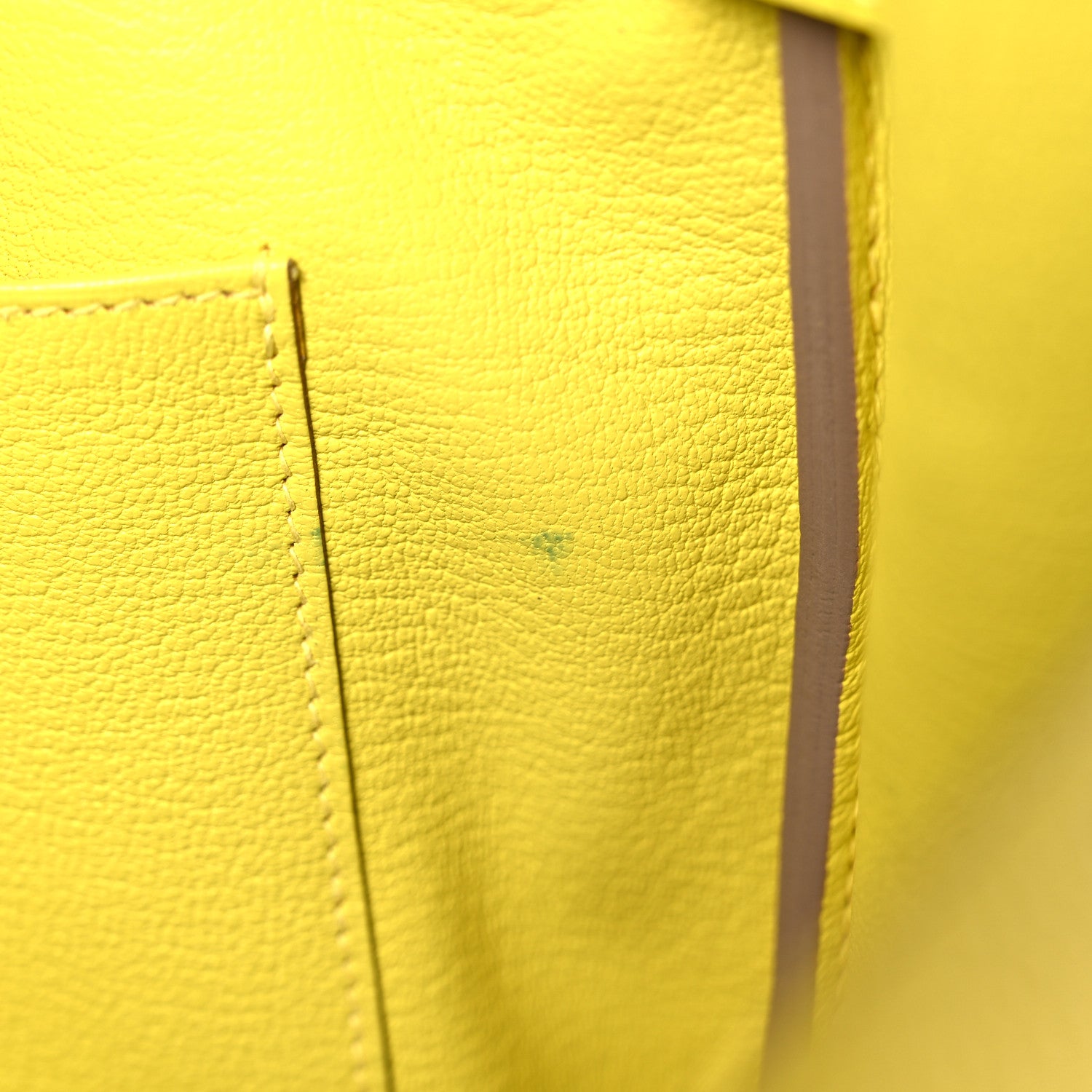 Hermes Epsom Birkin 35 Lime 14 of 18