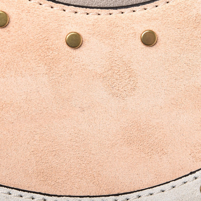 Chloe Smooth Calfskin Suede Patchwork Studded Small Pixie Bag Motty Grey 8 of 9
