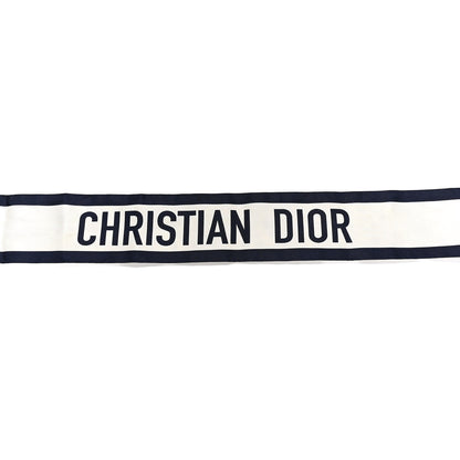 Christian Dior Silk Rosa Mutabilis Mitzah Scarf Beige 3 of 4