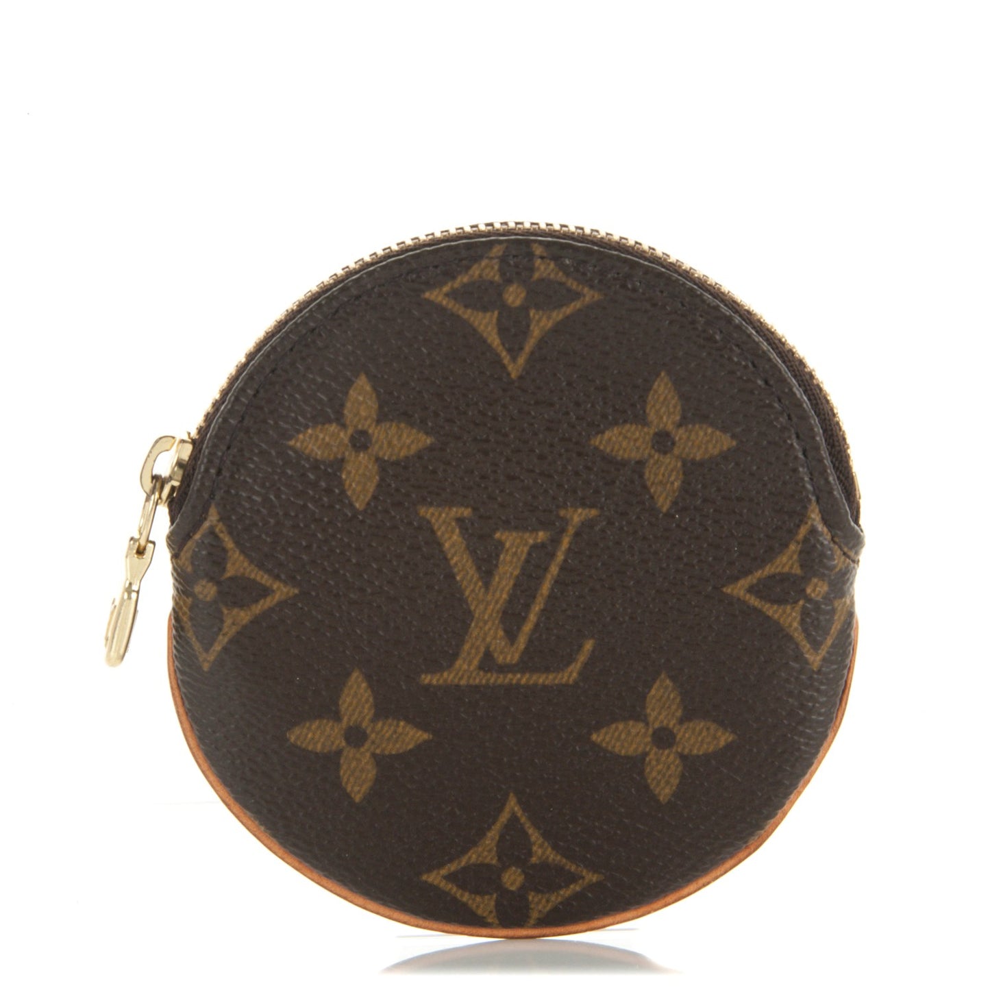Monogram Round Coin Purse