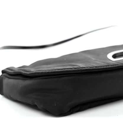Christian Dior Nylon Malice Shoulder Bag Black 9 of 10