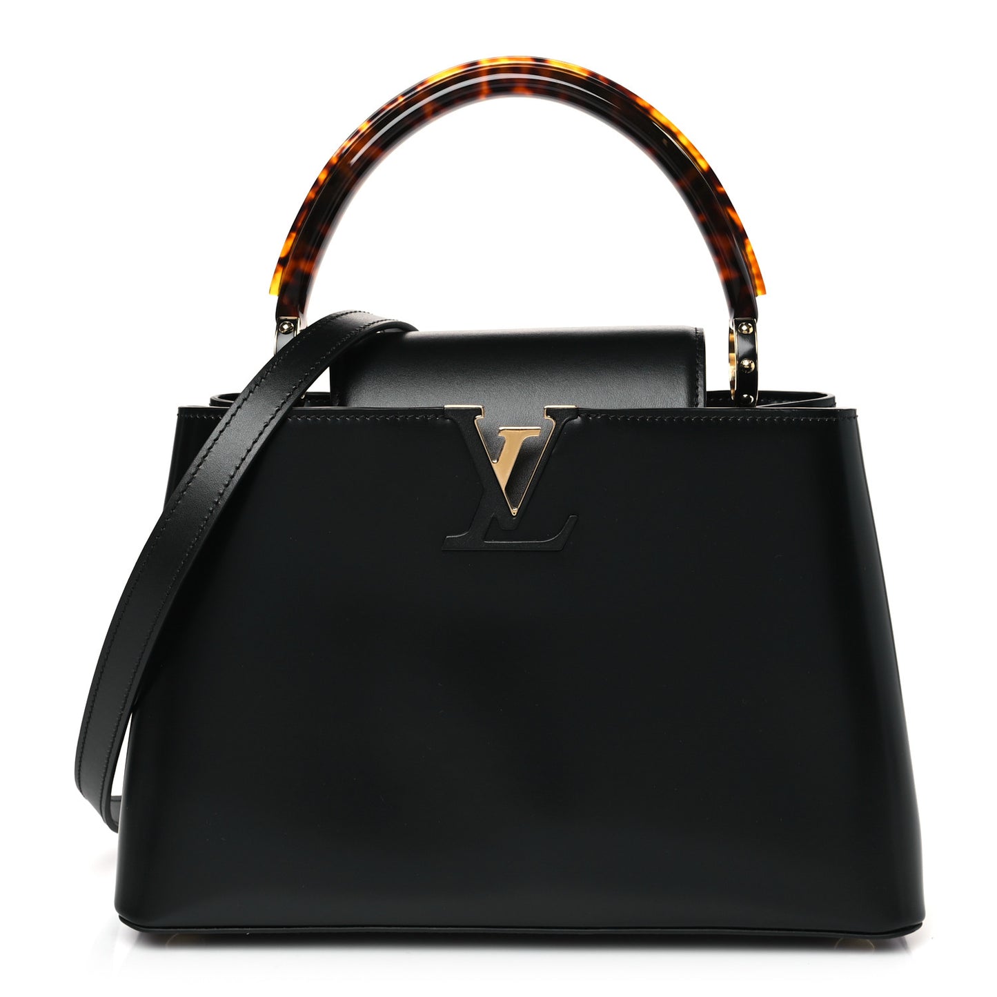 Sleek Capucines MM Black