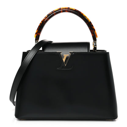 Louis Vuitton Sleek Capucines MM Black 1 of 9
