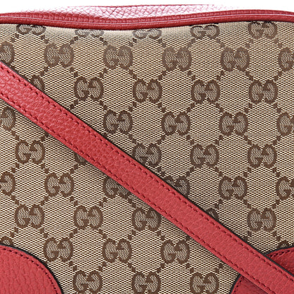 Gucci Monogram Mini Bree Messenger Bag Red 8 of 10