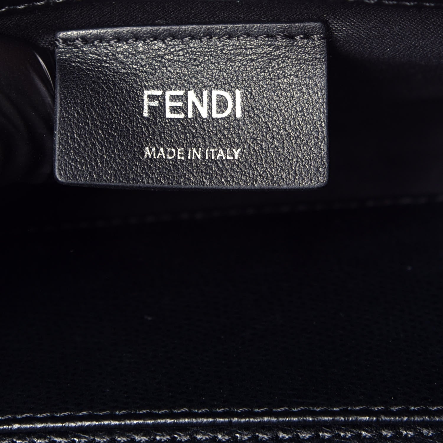 Fendi Vitello Cruise F is Fendi Wallet on Chain Black 6 of 9