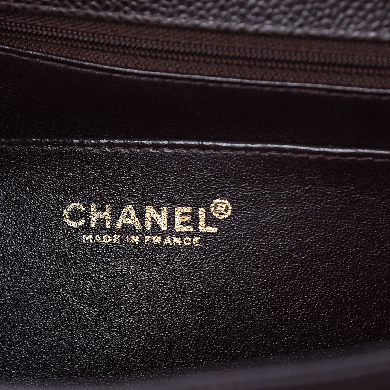 Chanel Caviar Quilted Jumbo Single Flap Brown 6 of 9