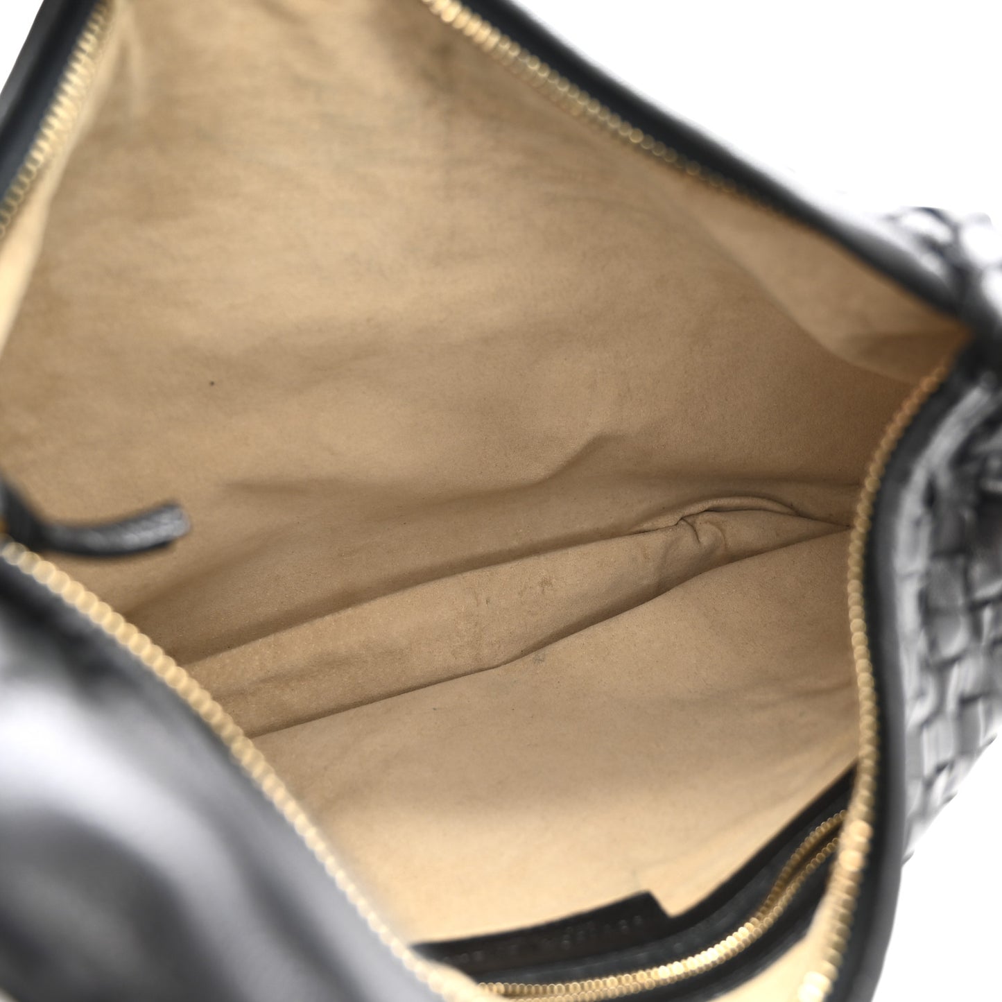 Nappa Intrecciato Medium Veneta Hobo Black