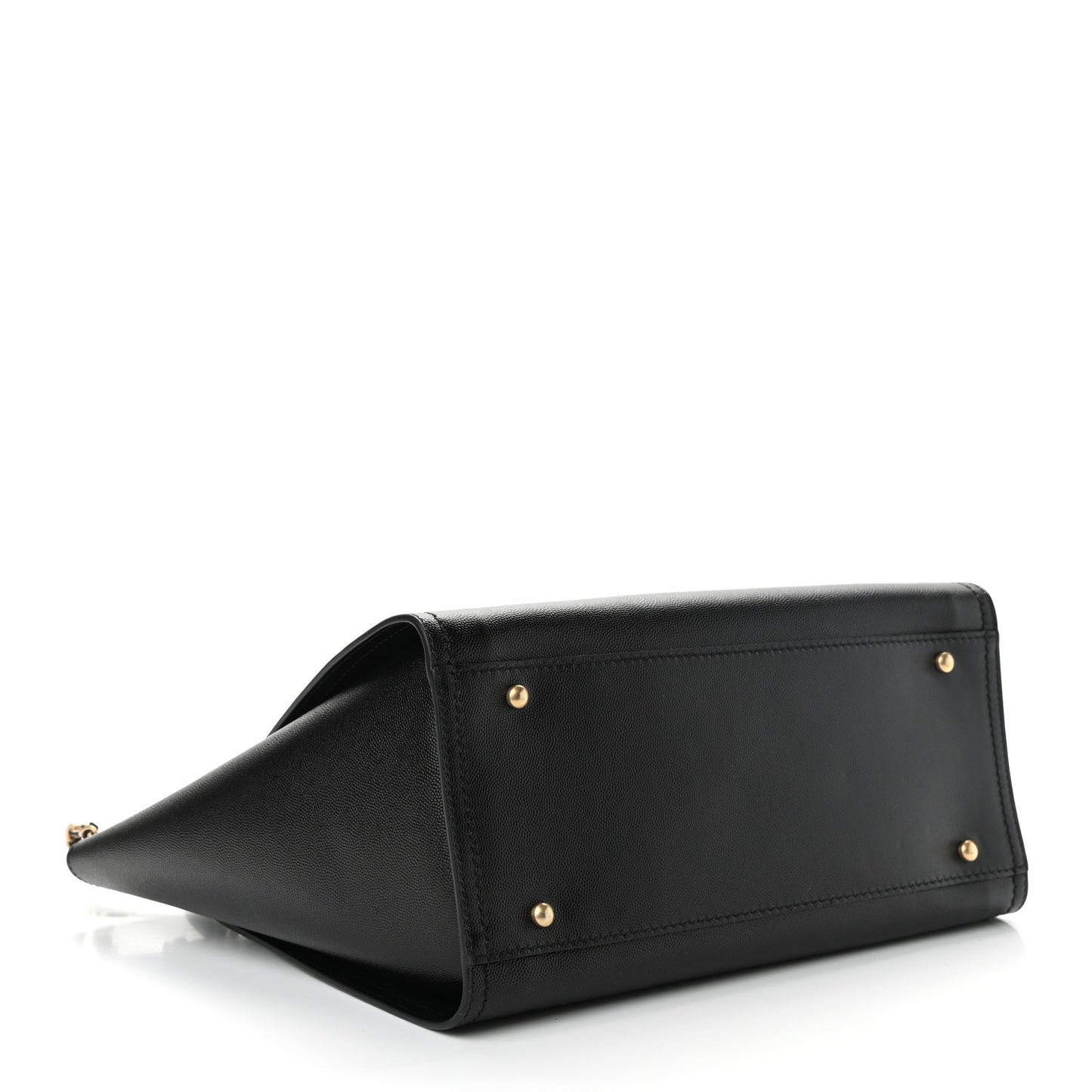 Caviar Small Studded Deauville Tote Black