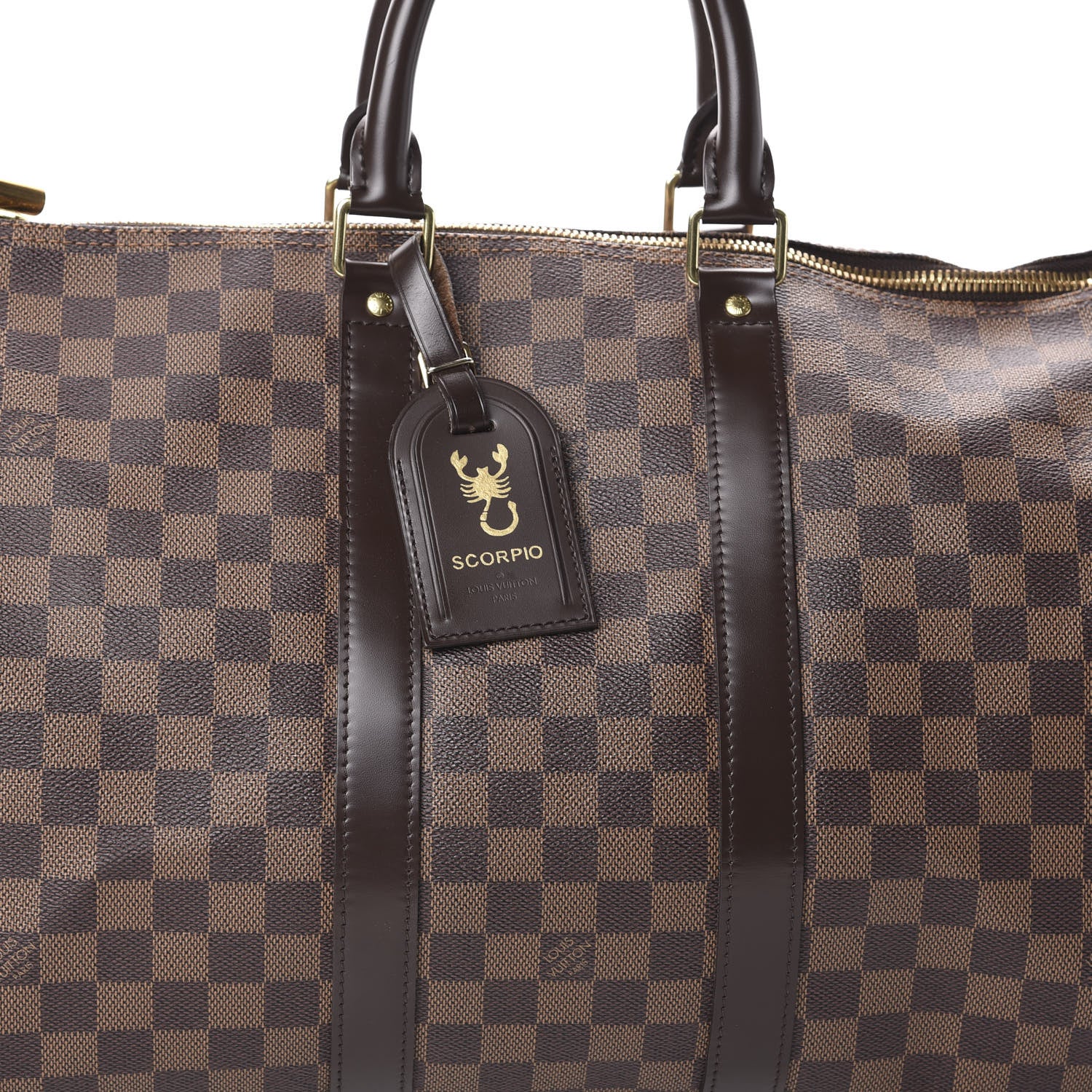 Louis Vuitton Damier Ebene Keepall Bandouliere 45 6 of 9