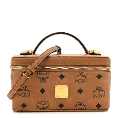 MCM Visetos Rockstar Vanity Case Cognac 1 of 12