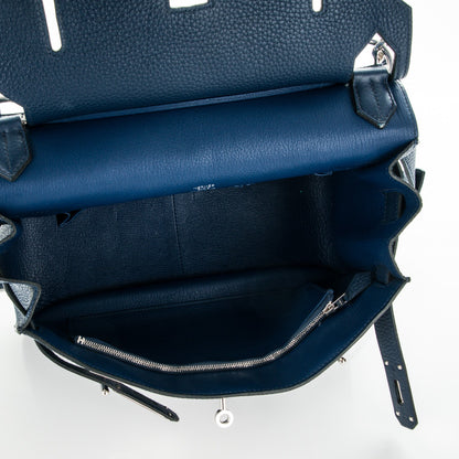 Hermes Taurillon Clemence Jypsiere 31 Bleu Saphir 6 of 7