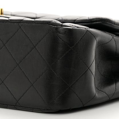 Chanel Lambskin Quilted Jumbo Double Flap Black 10 of 19