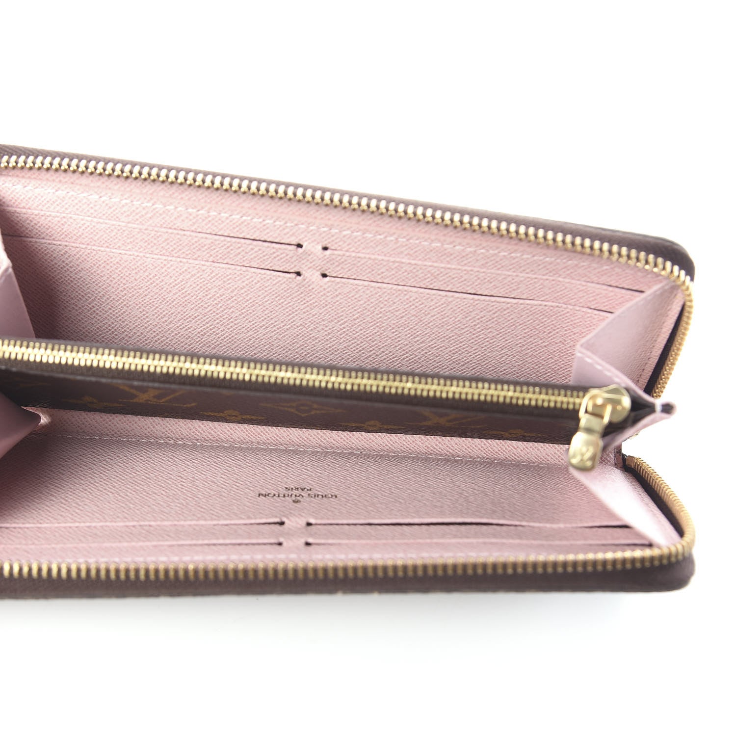 Louis Vuitton Monogram Clemence Wallet Rose Ballerine 4 of 6